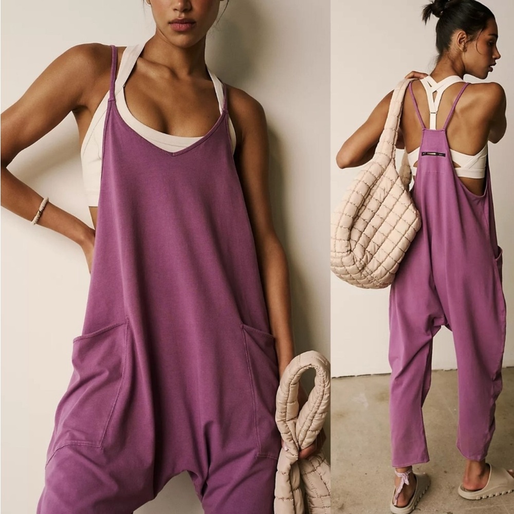 New Free People FP Movement Hot Shot Onesie
Plum Jam Jumpsuit